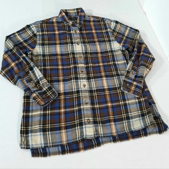Madewell Flannel Oversized Ex-Boyfriend Shirt in Fuller Plaid - Picture 2 of 5